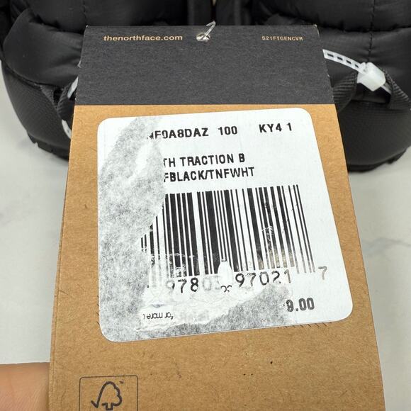 The North Face Thermoball Traction Booties Black Women's Size US 10 NEW - Picture 7 of 14